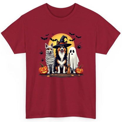 Halloween Dogs in Costumes Halloween dogs T-Shirt Cardinal Red product mockup