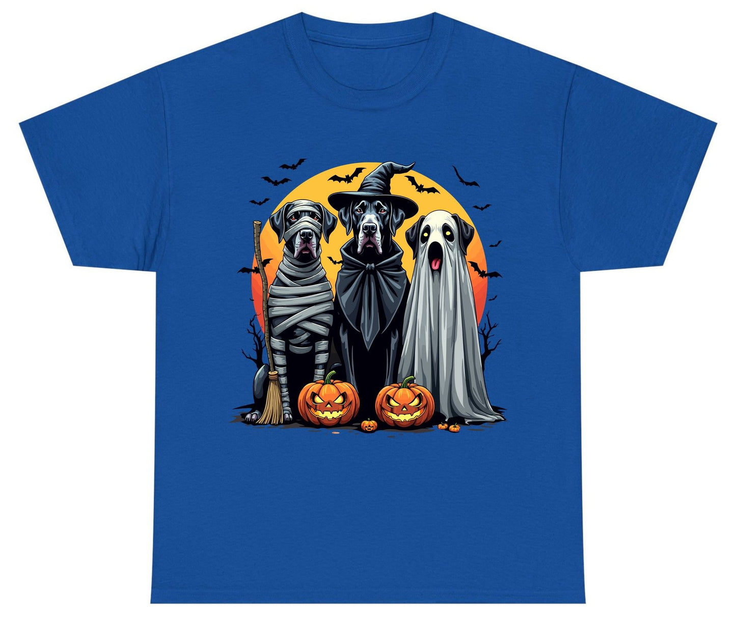 Halloween Dogs in Costumes Halloween dogs Youth T-Shirt Royal product mockup