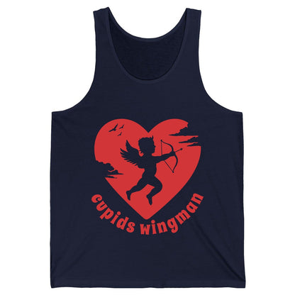Cupids Wingman cupid Tank Top Navy product mockup