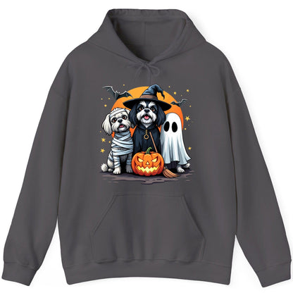 Halloween Dogs Costumes Halloween dogs Hoodie Charcoal product mockup