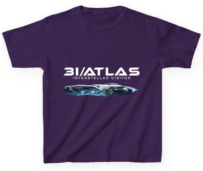 31 Atlas Interstellar Visitor sci-fi spaceship Youth T-Shirt Purple product mockup