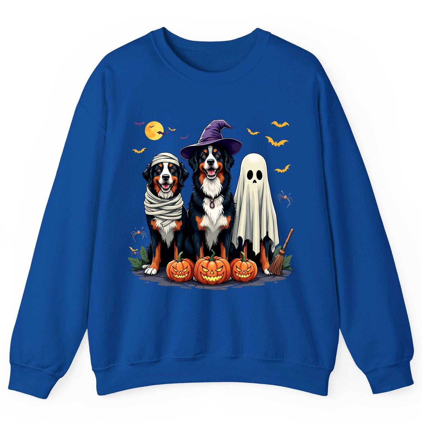 Halloween Bernese Mountain Dogs bernese mountain dog Sweatshirt Royal product mockup
