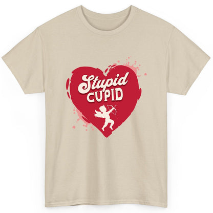 Stupid Cupid anti-Valentine's Day T-Shirt Sand product mockup