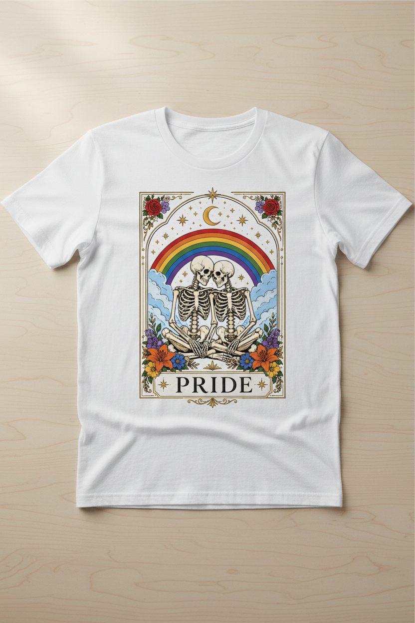 Pride Lgbtq T-Shirt - product mockup - White