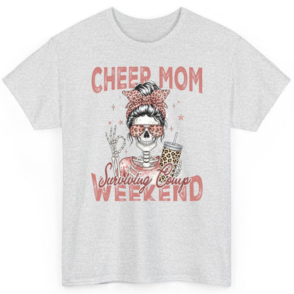 Cheer Mom Surviving Comp Weekend cheer mom T-Shirt Ash product mockup