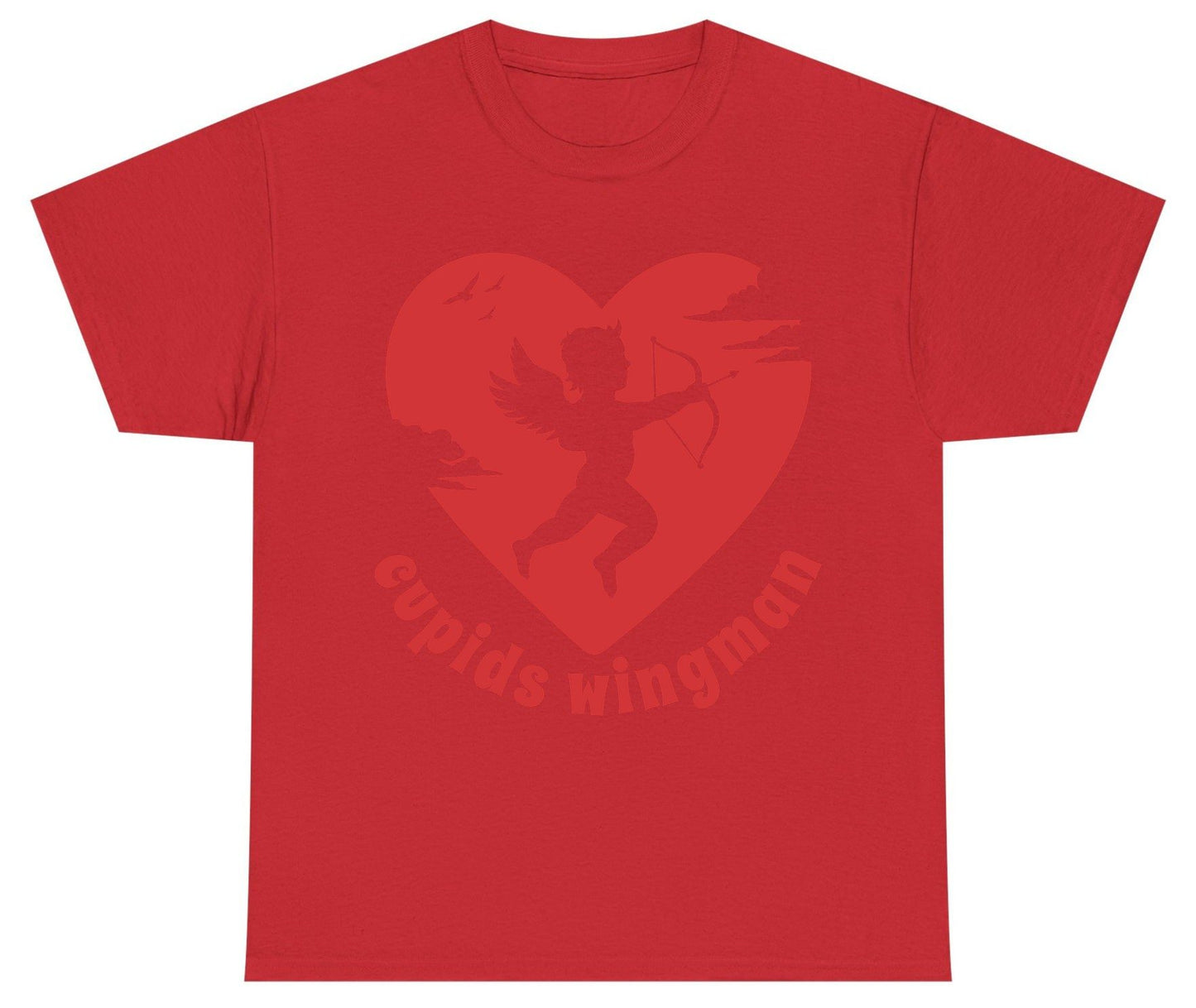 Cupids Wingman cupid Youth T-Shirt Red product mockup