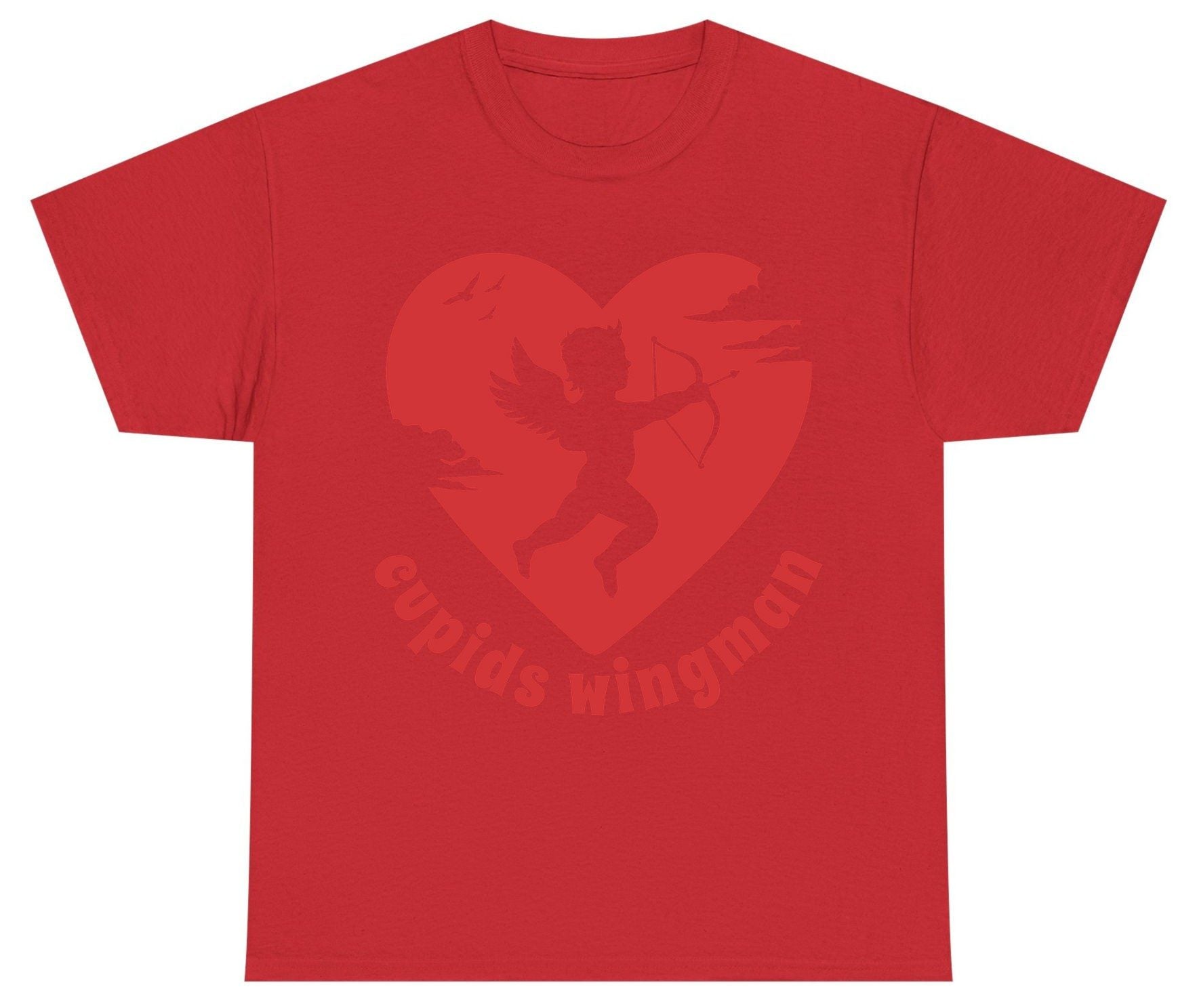 Cupids Wingman cupid Youth T-Shirt Red product mockup