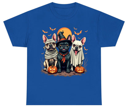 Halloween French Bulldogs Costumes french bulldogs Youth T-Shirt Royal product mockup
