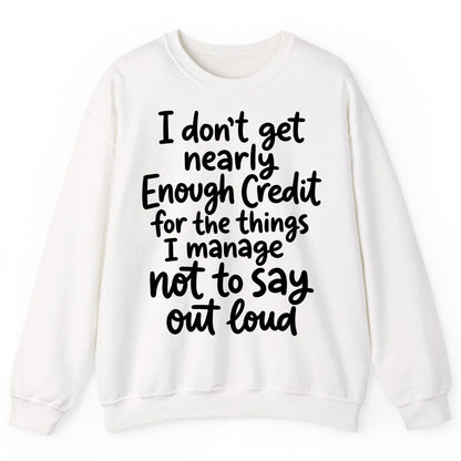 Abstract Scattered Seeds Pattern abstract pattern Sweatshirt White product mockup