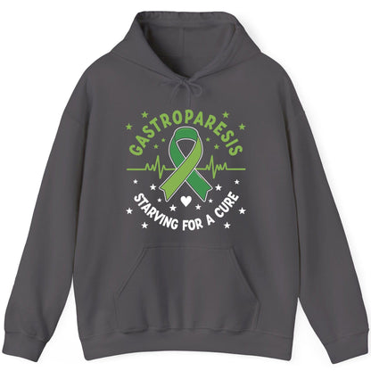 Gastroparesis Starving for a Cure gastroparesis awareness Hoodie Charcoal product mockup