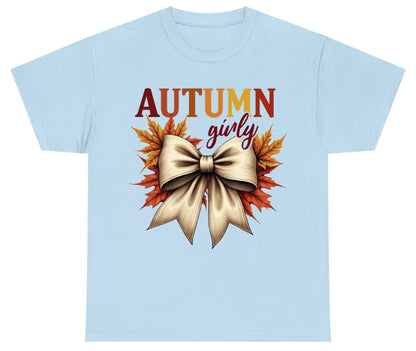 Autumn Girly autumn Youth T-Shirt Light Blue product mockup