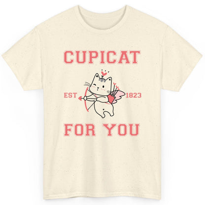 Cupicat Est 1823 for You cupid cat T-Shirt Natural product mockup