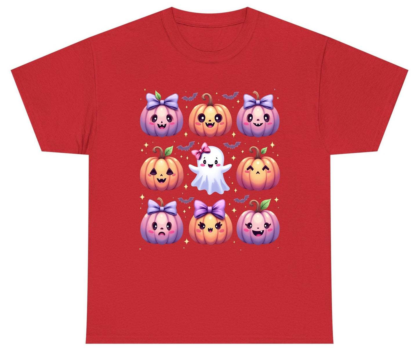Kawaii Halloween Pumpkins kawaii Halloween Youth T-Shirt Red product mockup