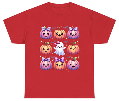Kawaii Halloween Pumpkins kawaii Halloween Youth T-Shirt Red product mockup