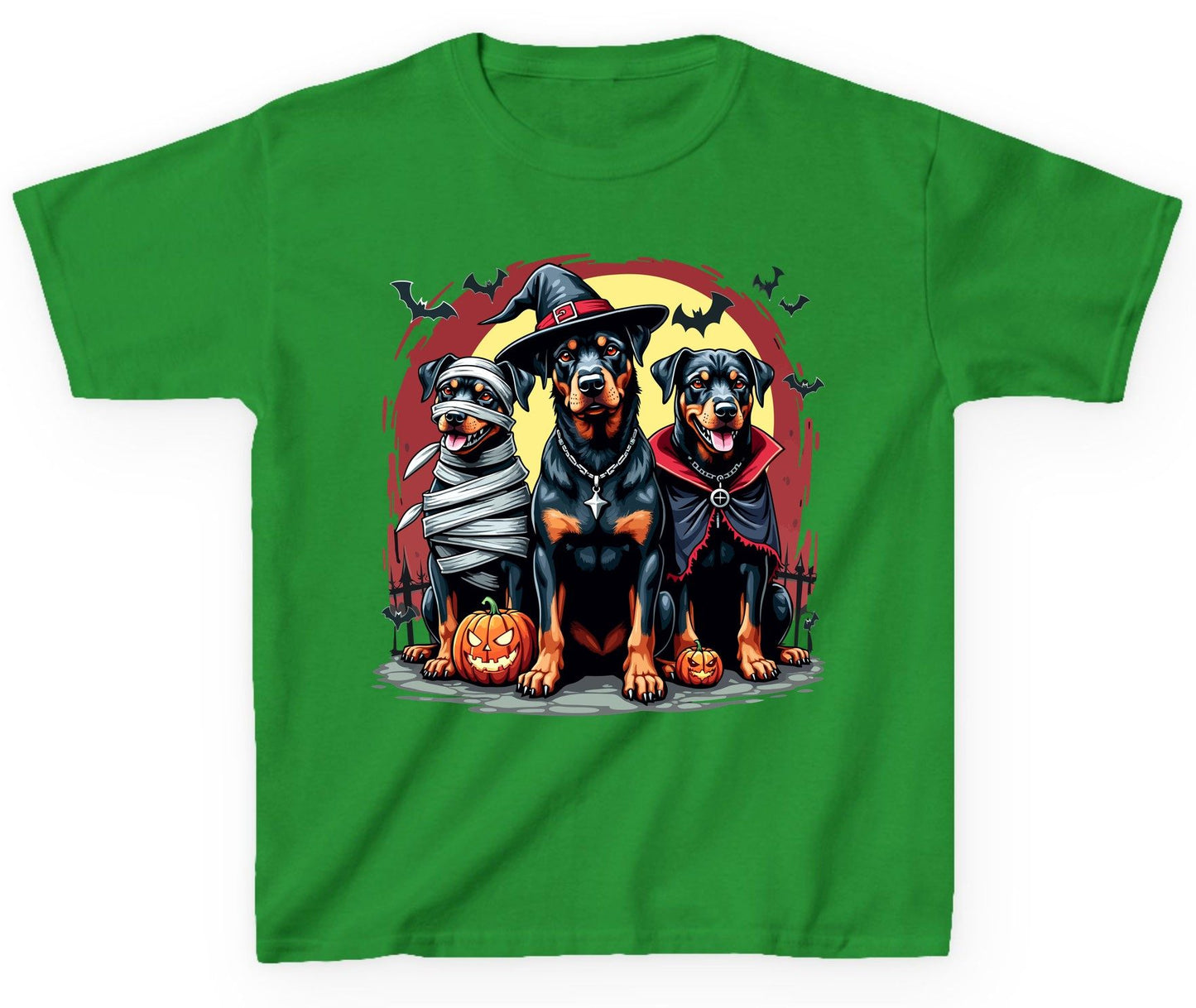 Rottweiler Halloween Costumes rottweiler Youth T-Shirt Irish Green product mockup