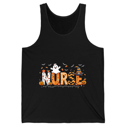 Nurse Halloween Tank Top Black product mockup