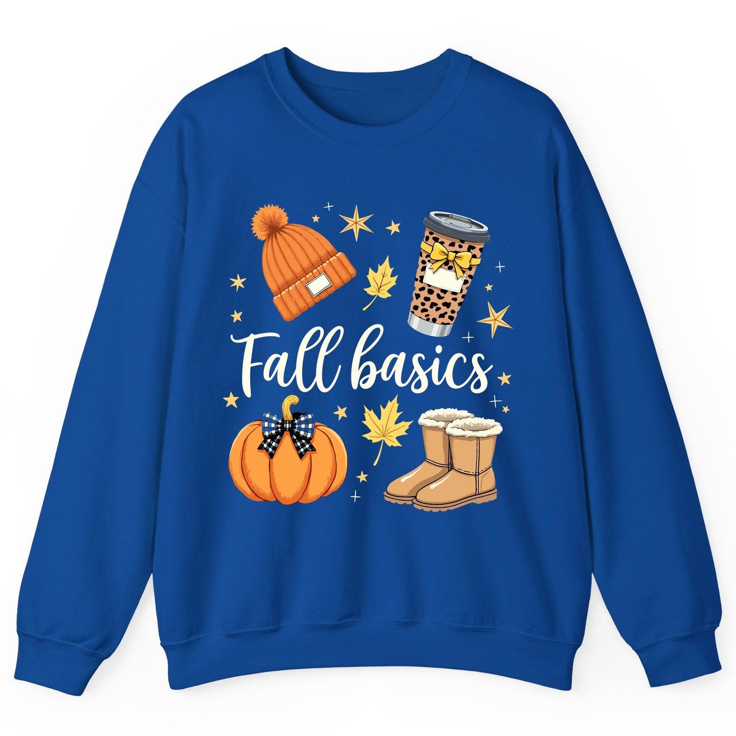 Fall Basics autumn essentials Sweatshirt Royal product mockup