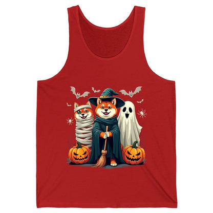Shiba Inu Halloween Costumes shiba inu Tank Top Red product mockup