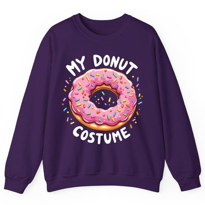 My Donut Costume donut Sweatshirt Purple product mockup