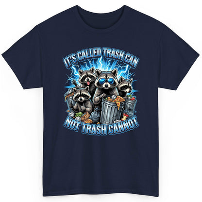 It's Called Trash Can Not Trash Cannot raccoons T-Shirt Navy product mockup
