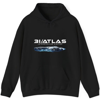 31 Atlas Interstellar Visitor sci-fi spaceship Hoodie Black product mockup
