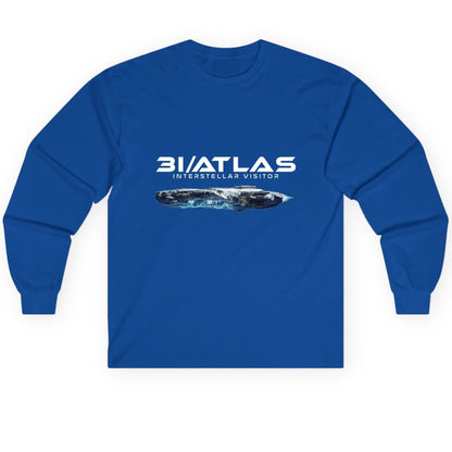 31 Atlas Interstellar Visitor sci-fi spaceship Long Sleeve Tee Royal product mockup
