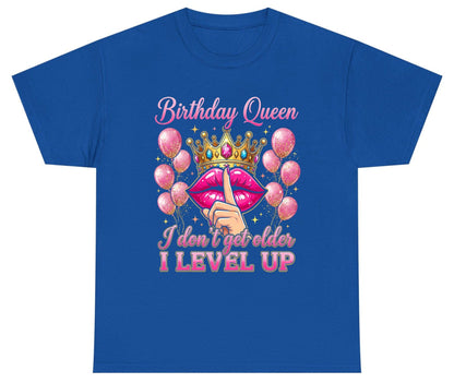 Birthday Queen I Don't Get Older I Level Up birthday queen Youth T-Shirt Royal product mockup