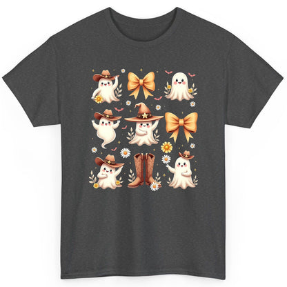 Boo Haw Cute Ghost cute ghost T-Shirt Dark Heather product mockup