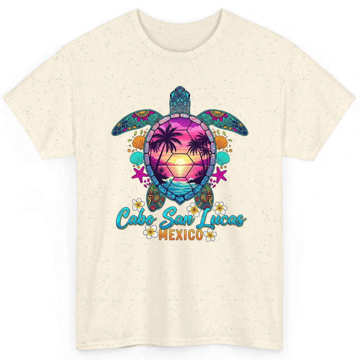 Cabo San Lucas Mexico sea turtle T-Shirt Natural product mockup