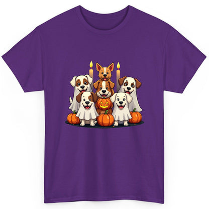 Cute Ghost Dogs Halloween Halloween dogs T-Shirt Purple product mockup