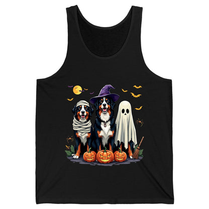 Halloween Bernese Mountain Dogs bernese mountain dog Tank Top Black product mockup