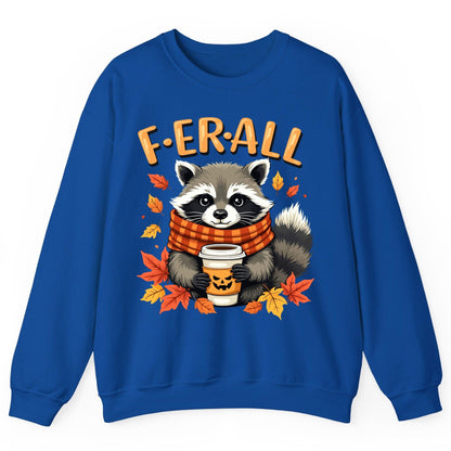 F ER All raccoon Sweatshirt Royal product mockup