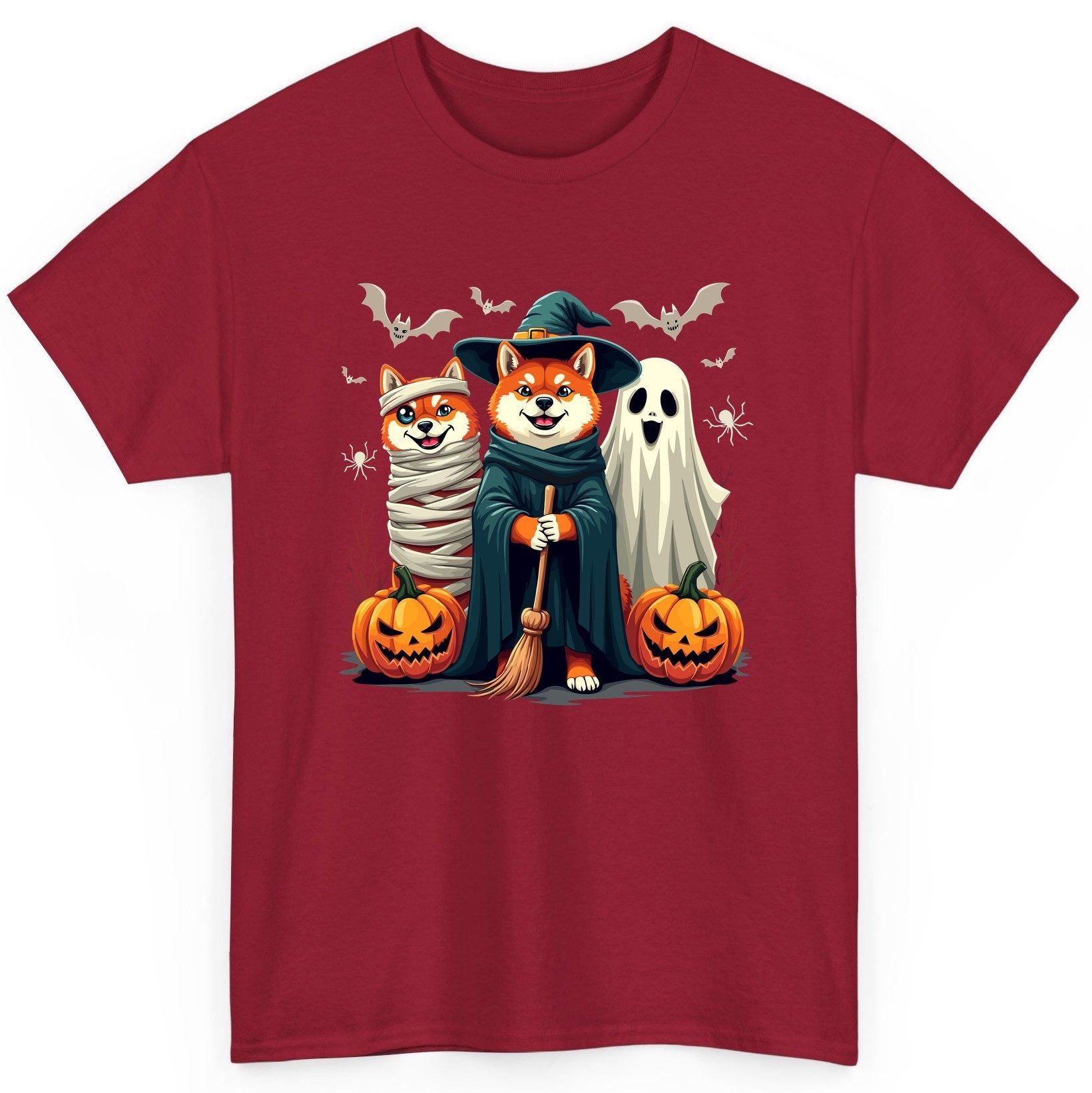 Shiba Inu Halloween Costumes shiba inu T-Shirt Cardinal Red product mockup