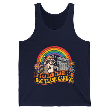 It's Called Trash Can Not Trash Cannot raccoon Tank Top Navy product mockup