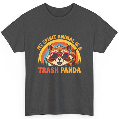 My Spirit Animal Is a Trash Panda raccoon T-Shirt Dark Heather product mockup