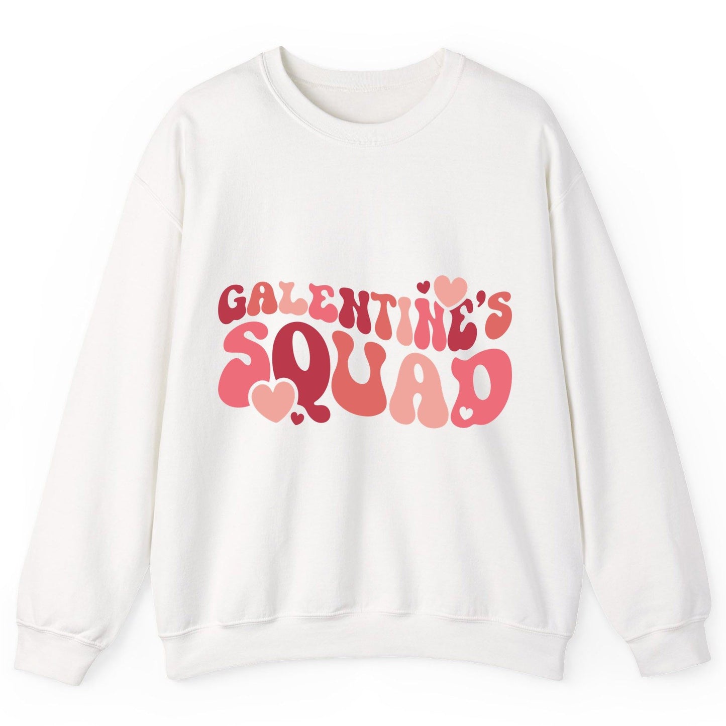 Galentine's Squad galentine's day Sweatshirt White product mockup