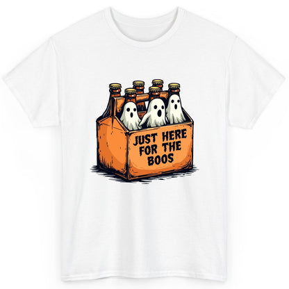 Just Here for the Boos Halloween T-Shirt White product mockup