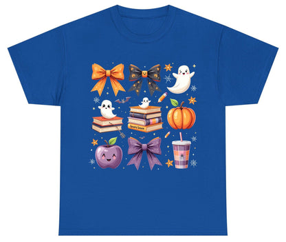 Spooky Season Halloween Youth T-Shirt Royal product mockup