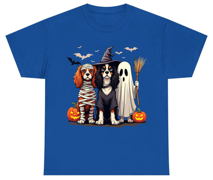 Cavalier Spaniel Halloween Dogs cavalier king charles spaniel Youth T-Shirt Royal product mockup