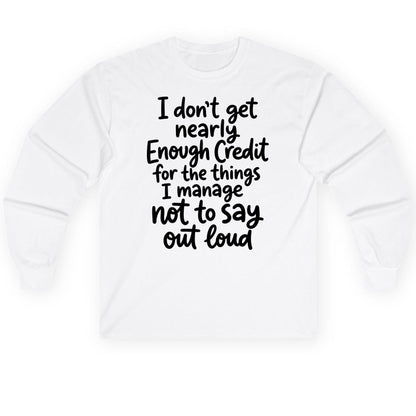 Abstract Scattered Seeds Pattern abstract pattern Long Sleeve Tee White product mockup
