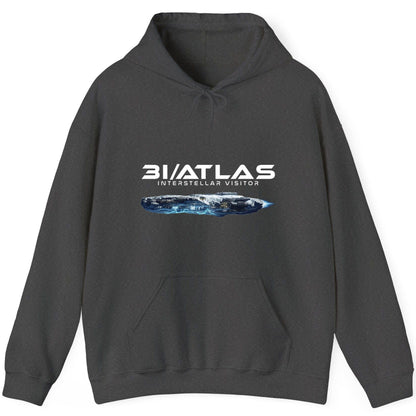 31 Atlas Interstellar Visitor sci-fi spaceship Hoodie Dark Heather product mockup