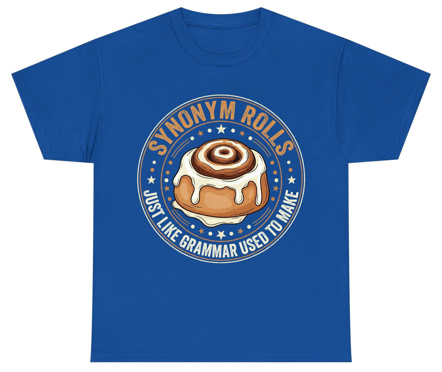 Synonym Rolls Just Like Grammar Used to Make grammar puns Youth T-Shirt Royal product mockup