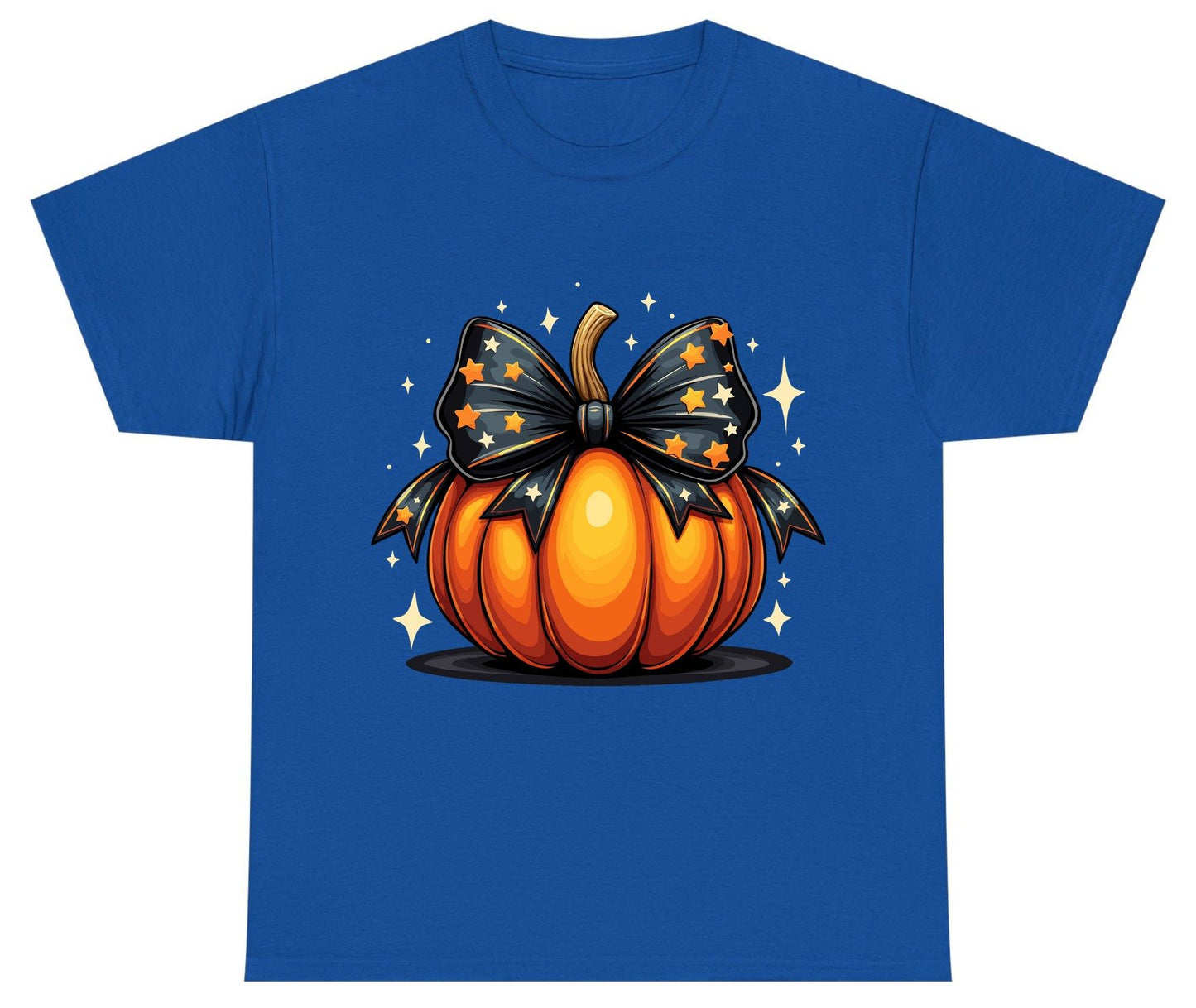 Starry Bow Pumpkin Halloween pumpkin Youth T-Shirt Royal product mockup