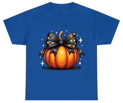 Starry Bow Pumpkin Halloween pumpkin Youth T-Shirt Royal product mockup