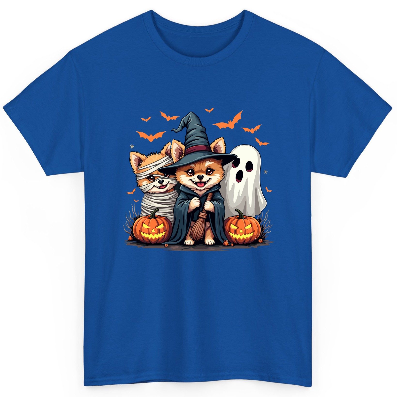 Cute Halloween Corgi Dogs Halloween corgis T-Shirt Royal product mockup