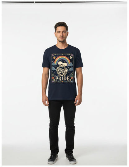 Pride Vintage Lgbtq T-Shirt - product mockup - Navy