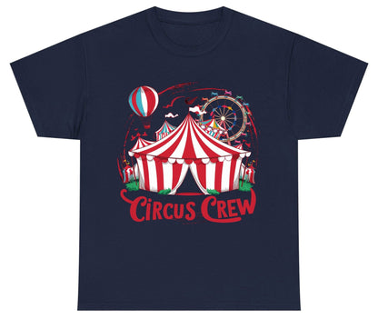 Circus Crew circus Youth T-Shirt Navy product mockup