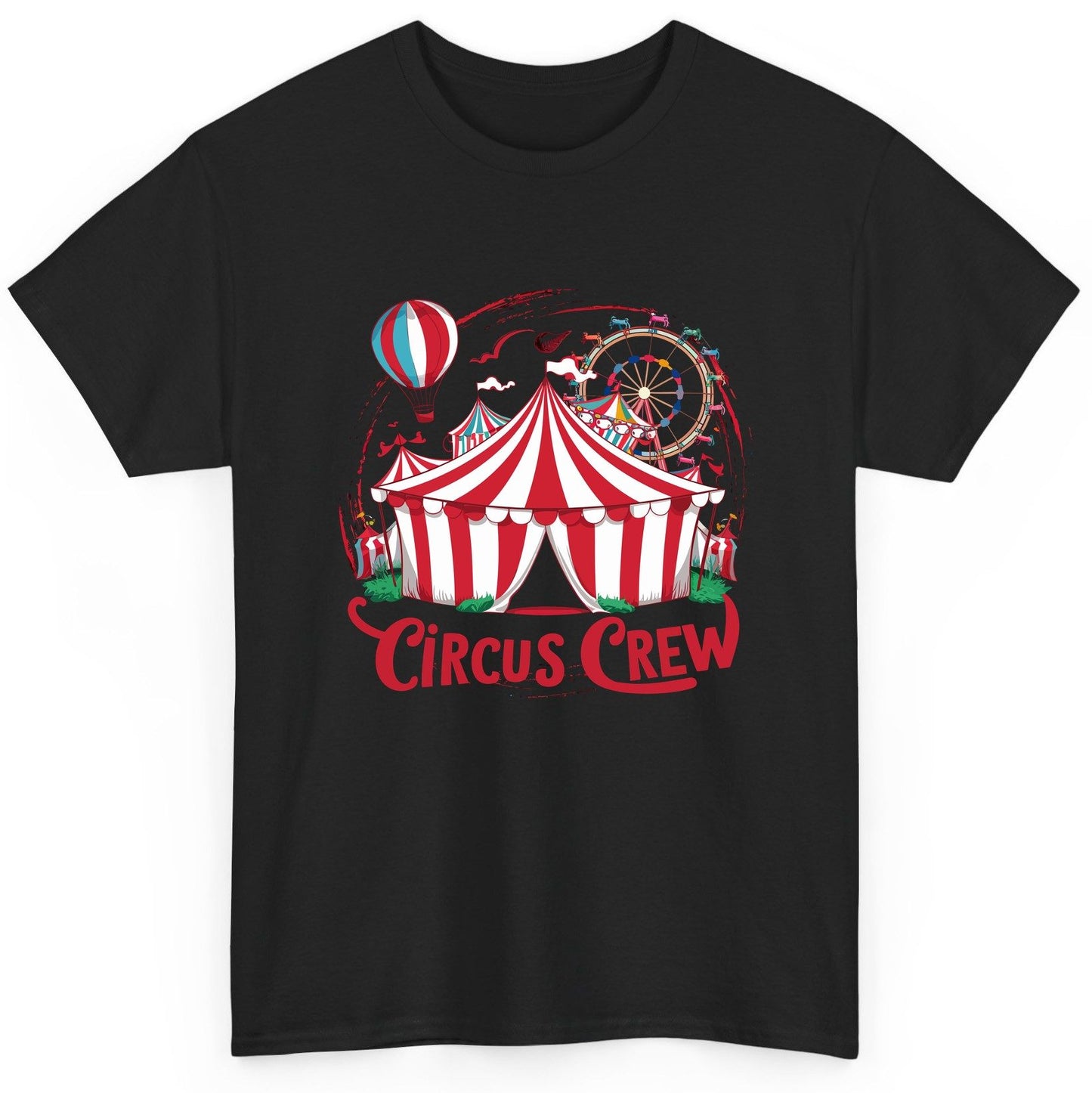 Circus Crew circus T-Shirt Black product mockup