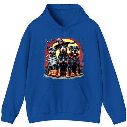 Rottweiler Halloween Costumes rottweiler Hoodie Royal product mockup