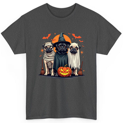 Halloween Pugs Costumes pugs T-Shirt Dark Heather product mockup
